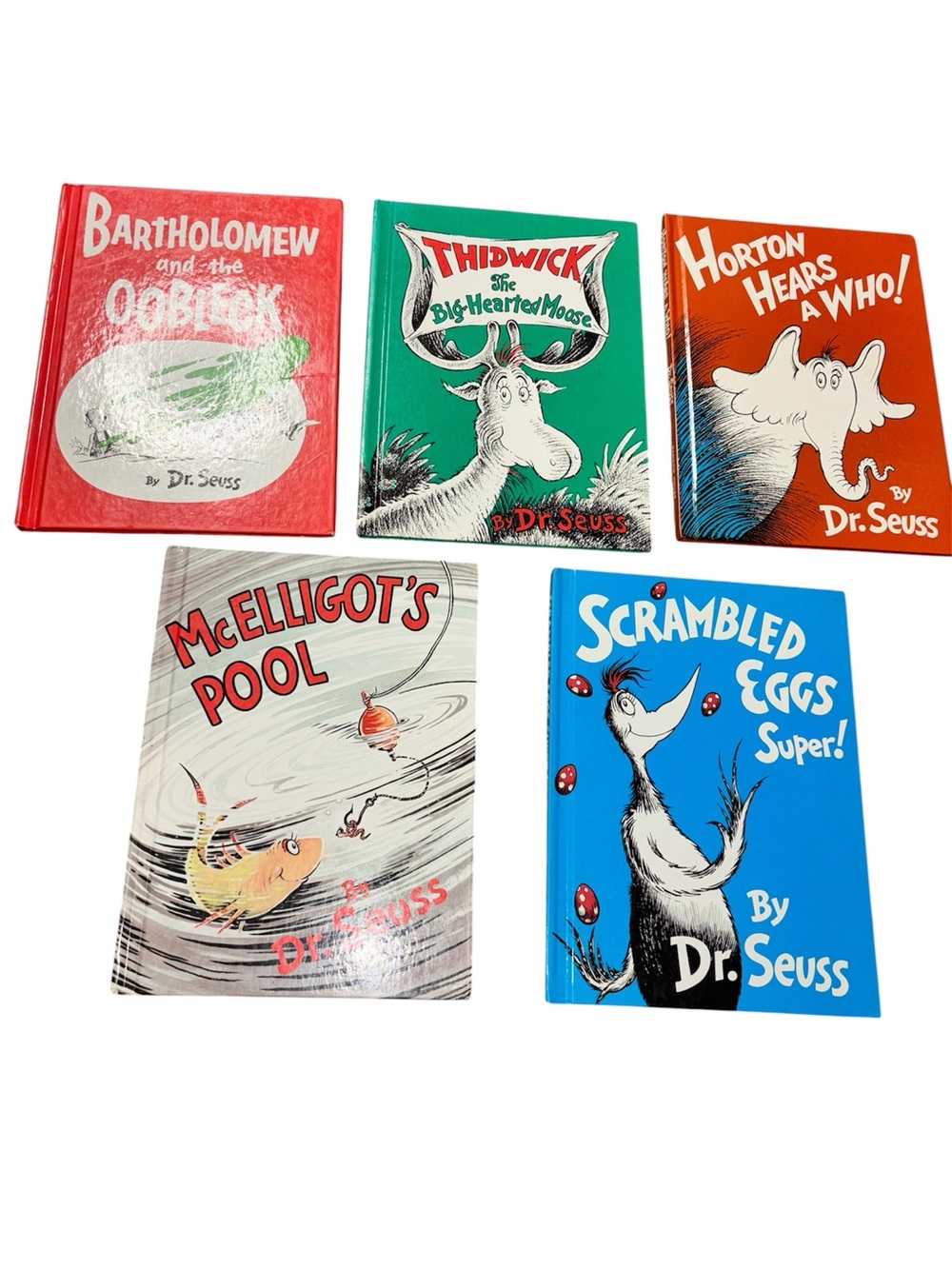 Vintage Dr. Seuss Lot Of 5  Grolier BCE